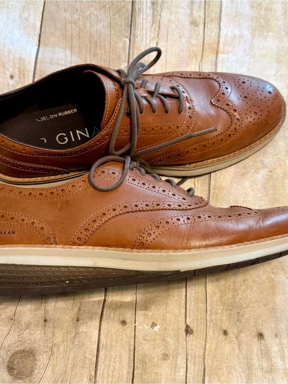 Cole Haan Men's ØriginalGrand Energyweave Wingtip Oxfords Dress Shoes